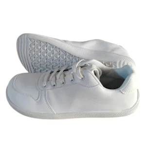 ZZFABER Soft Fiber Leather Barefoot Shoe White